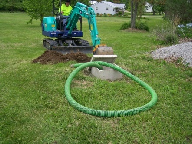 Pumping a Septic Tank